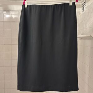 High Point Black skirt with a slit